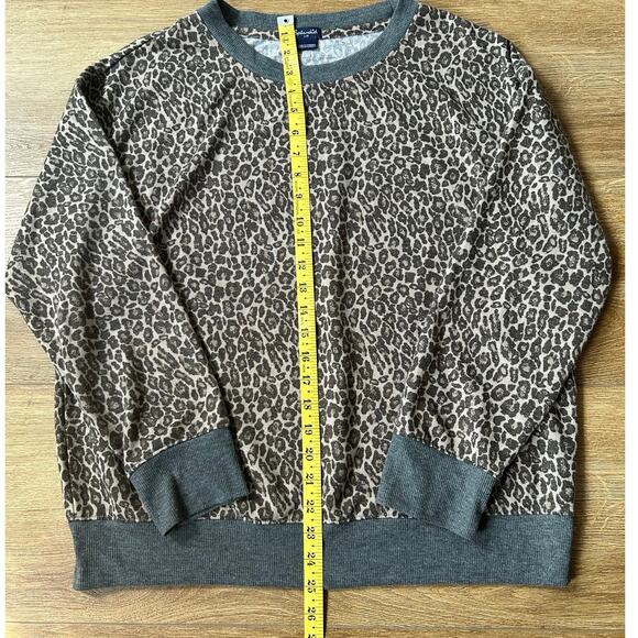 SPLENDID Long Sleeve Sweatshirt Women’s Large Animal Print - Picture 4 of 6